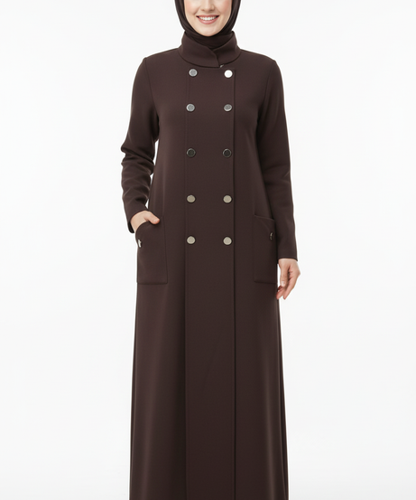 Aseel Jilebabı (Kahverengi)