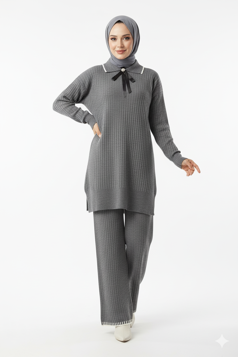 Miray Triko Takımı (Gri)