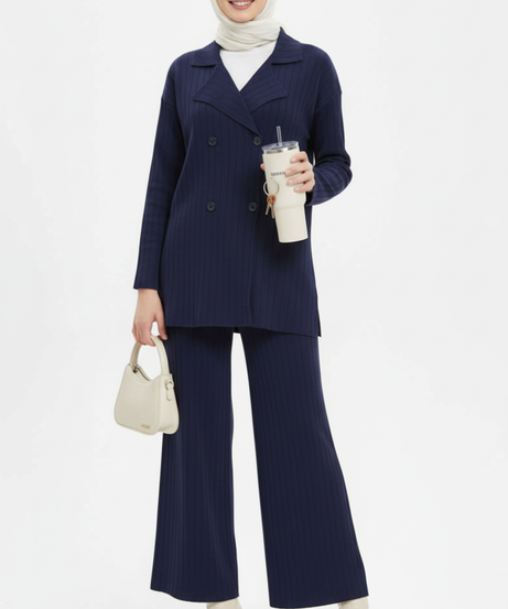 Derya Triko Takımı (Lacivert)