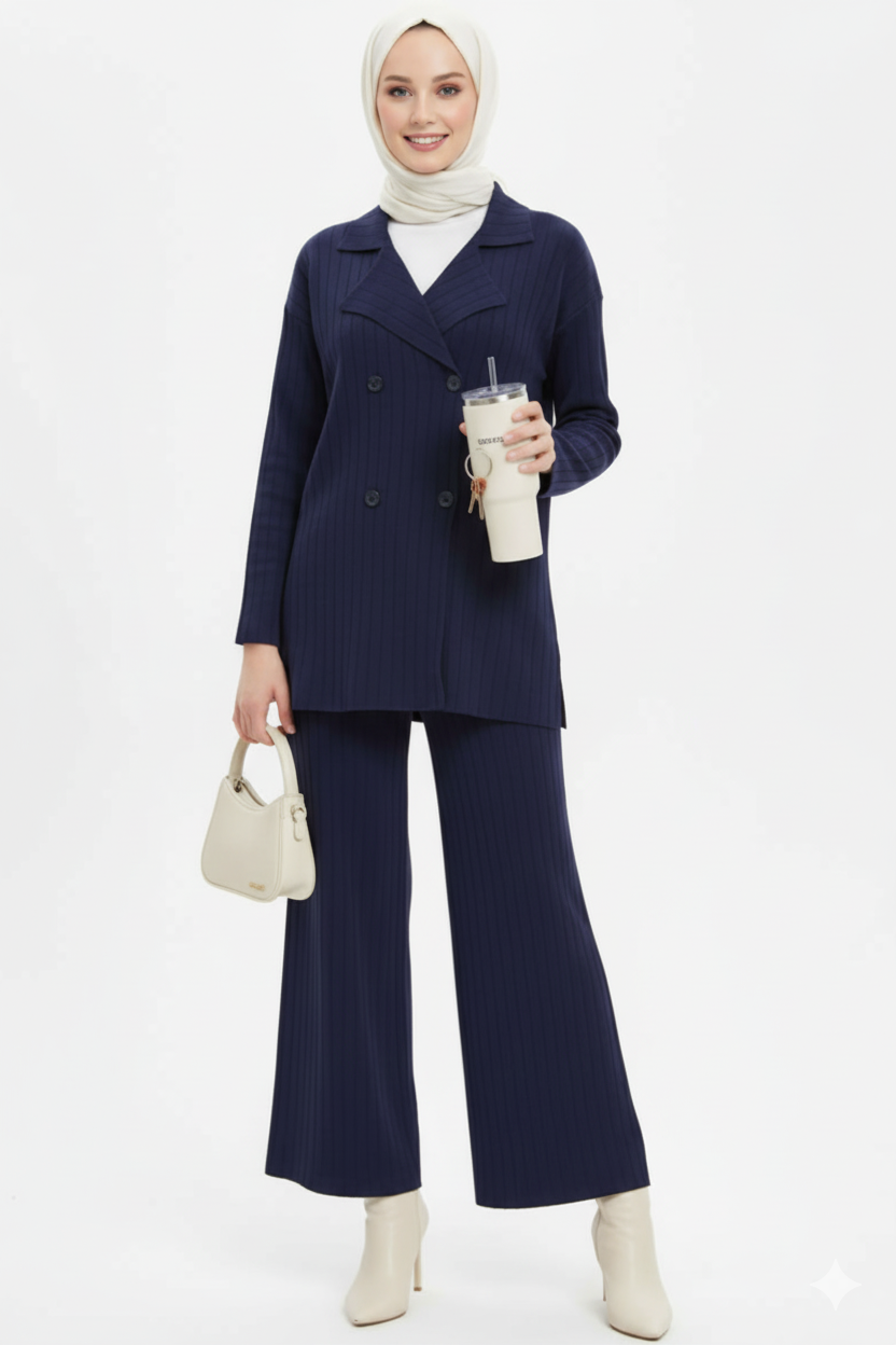 Derya Triko Takımı (Lacivert)