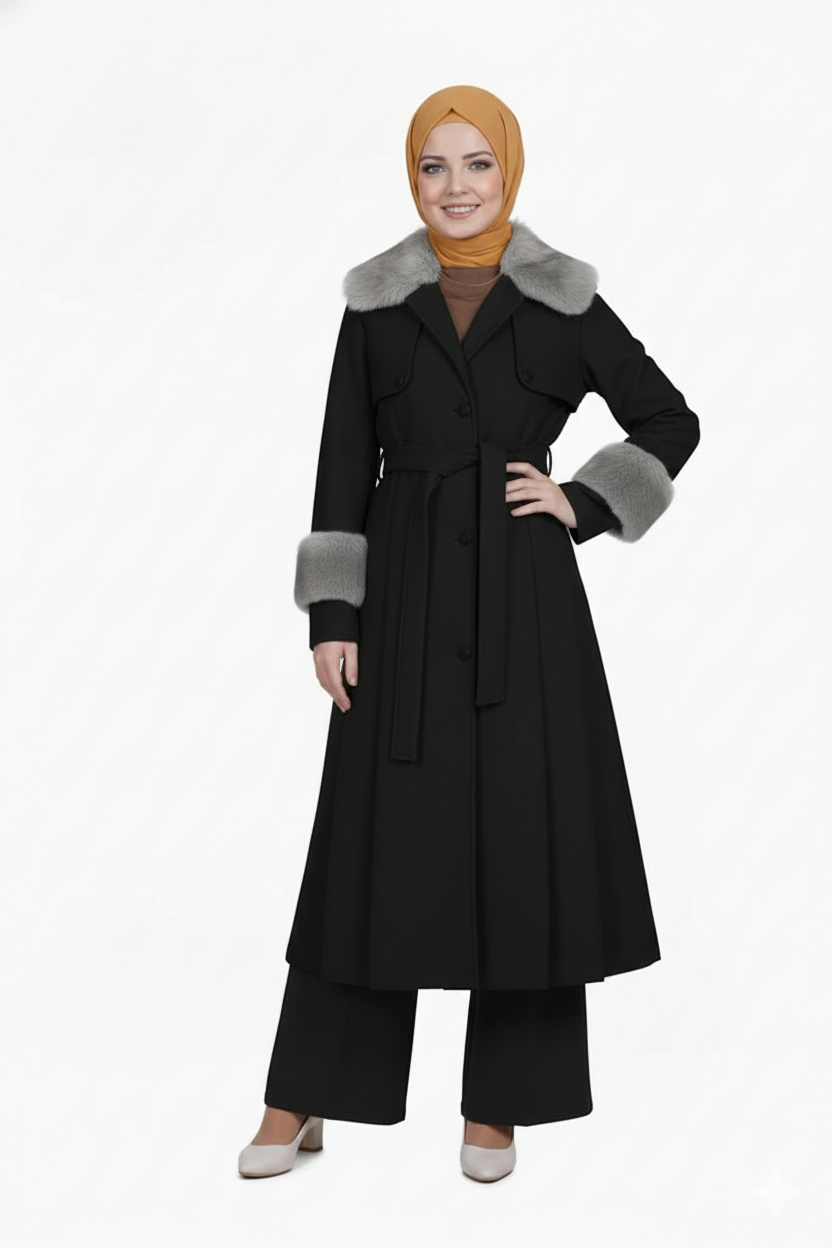 Anne için Haidi Ceket (Siyah)