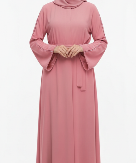 (Pembe) Gına resmi yazlık elbise