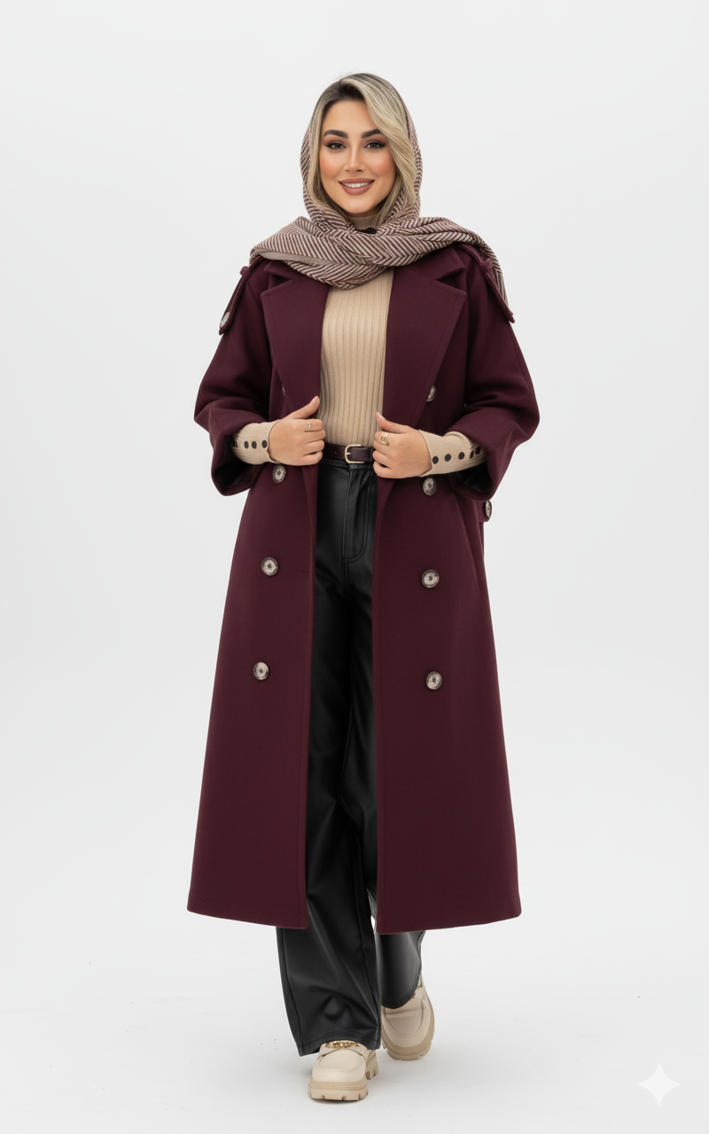 Mayas Kışlık Ceket (Bordo)