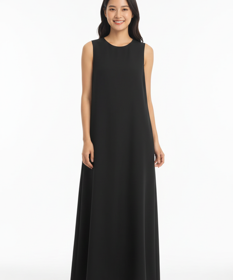 Abaya için iç elbise (siyah)