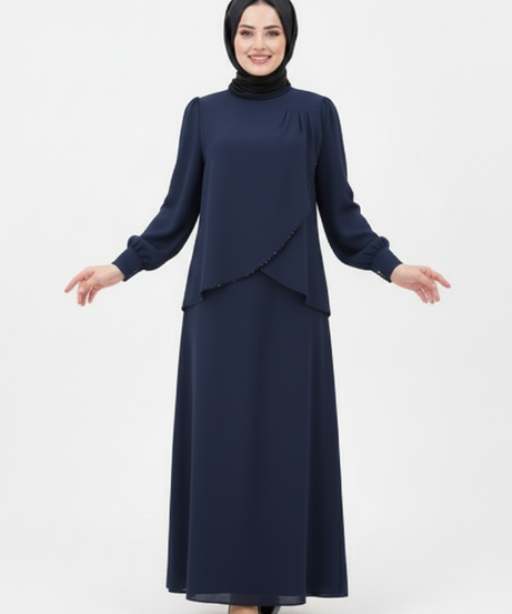 Ürdün – Şerife elbise (lacivert)