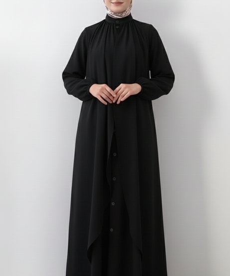 Naima abaya (siyah)