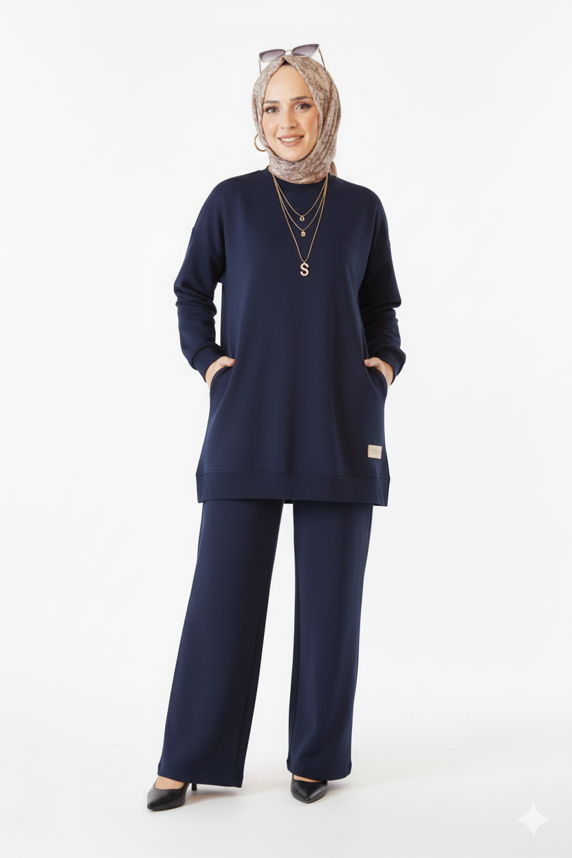 Lubna seti  Yaz Pratik (lacivert)