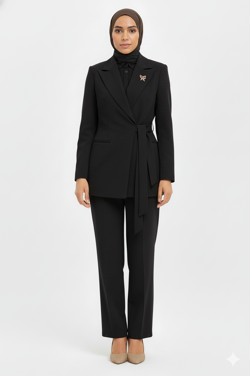 Magda takım (siyah)