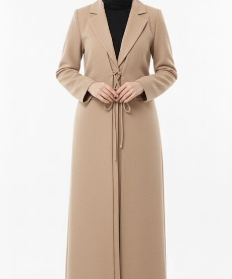 Kawthar Yazlık Pratik Manto – Bej