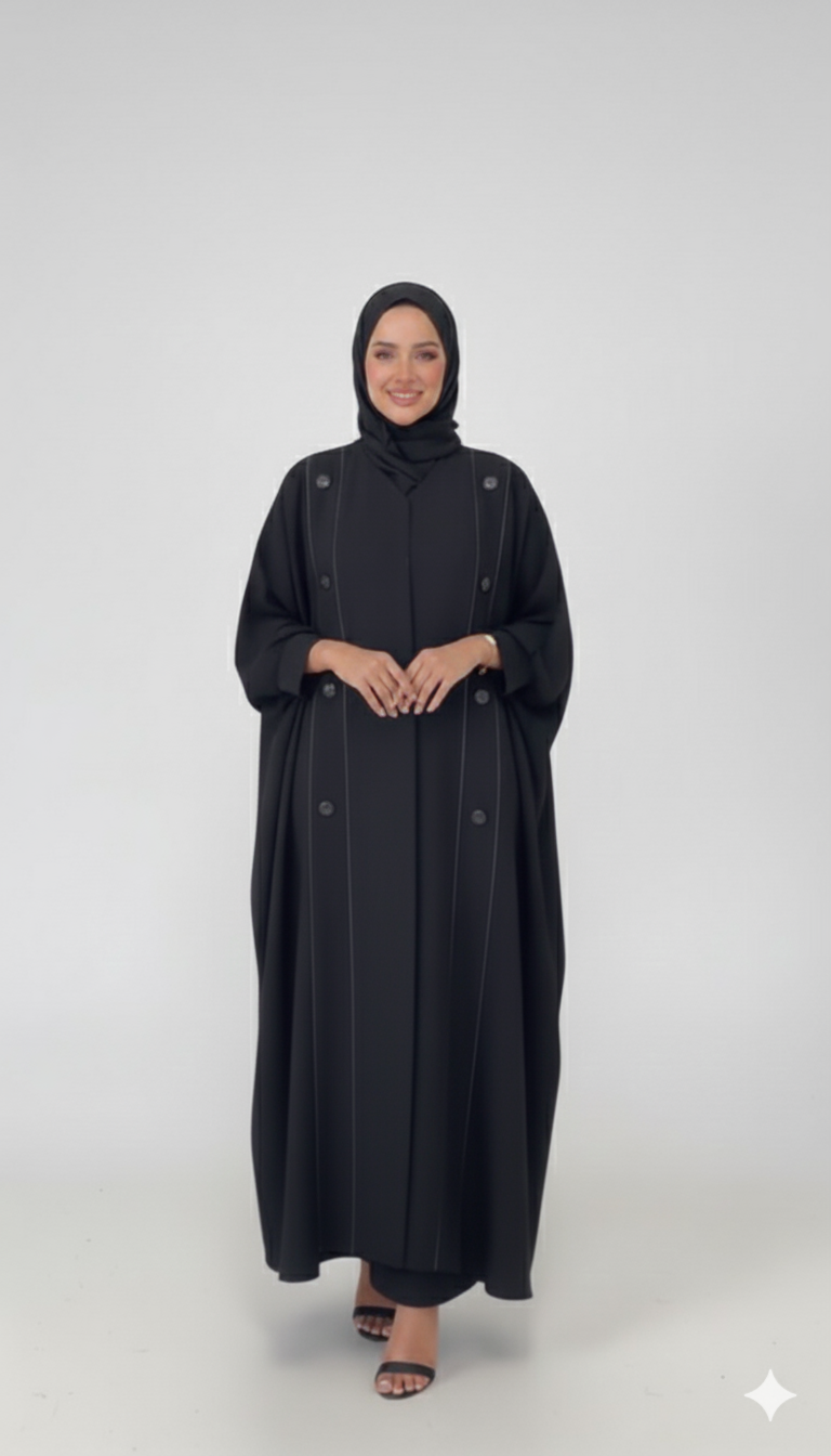 Nabila Yazlık Standart Ferace – Günlük kullanım için ideal, hafif ve şık bir tasarım